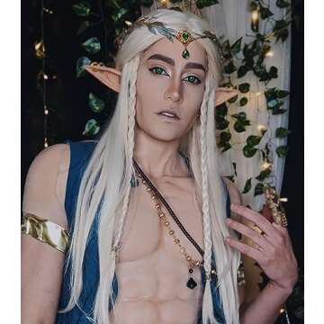 MOSTORY Fairy Flower Crown for Ren Faire and Cosplay