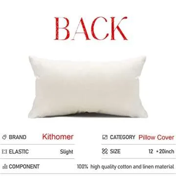 Kithomer Green Happy Easter Spring Pillow Cover for Home