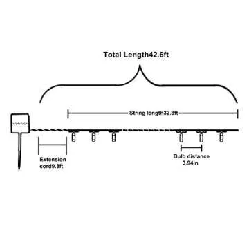 amadecohome 2 Pack 200 LED Solar String Lights, 85.2ft 8 Modes Waterproof Solar Christmas Lights Outdoor for Xmas, Garden, Tree, Yard, Wedding, Party (Warm White)