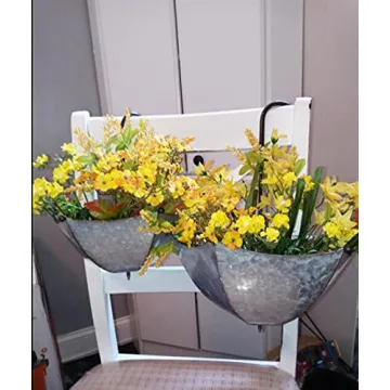 GIFTME Umbrella Hanging Wall Planter Set for Garden Decor