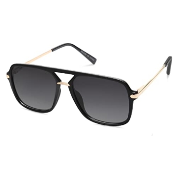 SojoS Retro Polarized Aviator Sunglasses for All Ages