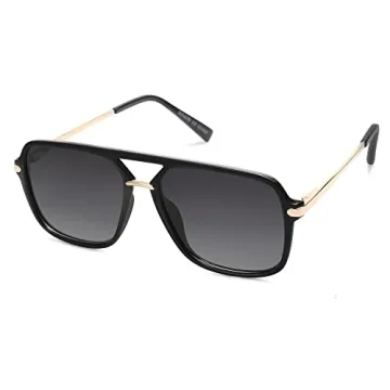 SojoS Retro Polarized Aviator Sunglasses for All Ages