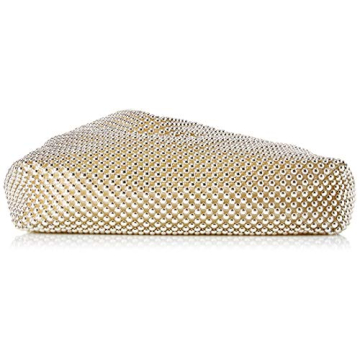 Jessica McClintock Evening Pouch - Elegant Light Gold Clutch
