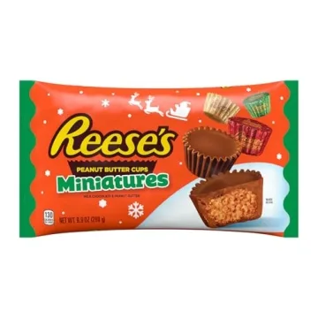 REESE'S Christmas Miniatures Milk Chocolate Candy 9.9 oz