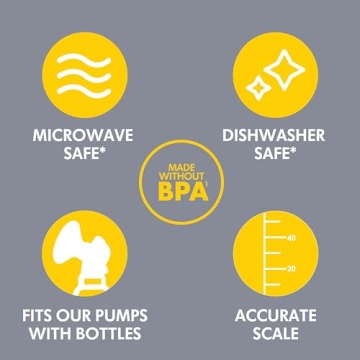 Medela Breast Milk Storage Bottles 6 Pack BPA Free