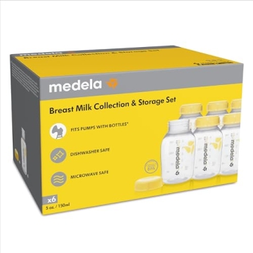 Medela Breast Milk Storage Bottles 6 Pack BPA Free