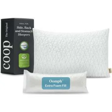 Adjustable Memory Foam Loft Pillow for Comfort Sleep