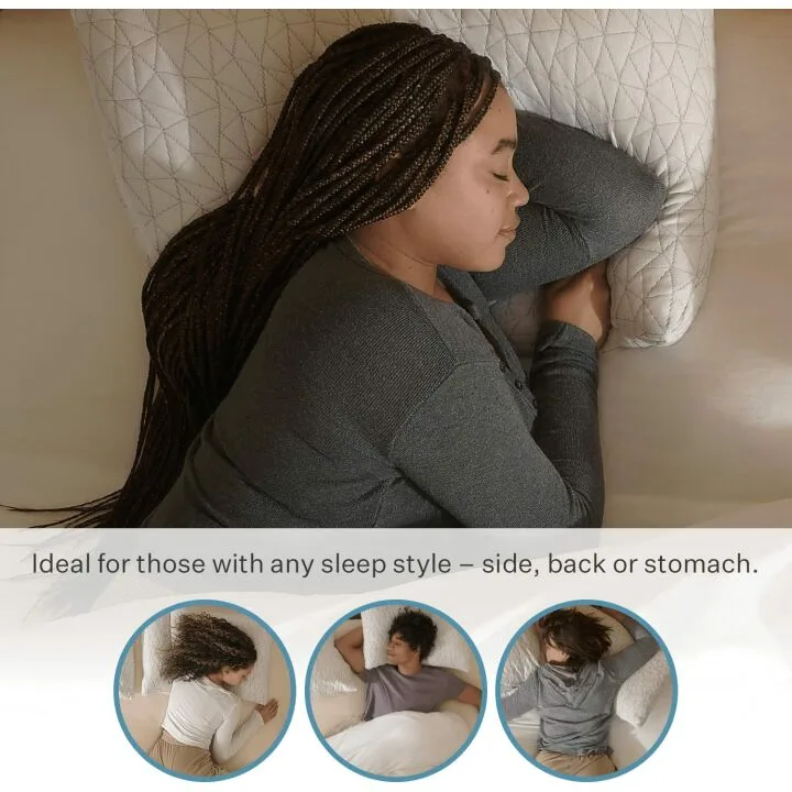 Adjustable Memory Foam Loft Pillow for Comfort Sleep