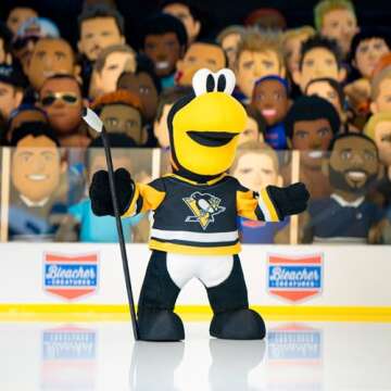 Bleacher Creatures Pittsburgh Penguins Iceburgh 10" Plush Figure- A Mascot for Play or Display