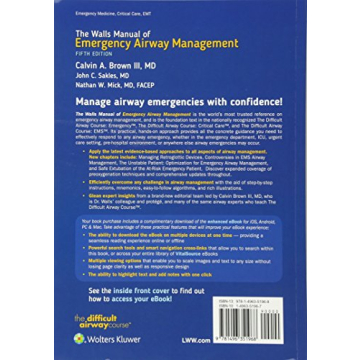 The Walls Manual of Emergency Airway Management Guide