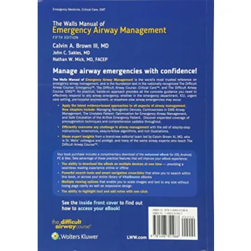 The Walls Manual of Emergency Airway Management Guide