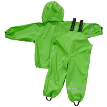 CeLaVi Kids Waterproof Rainsuit for All Seasons