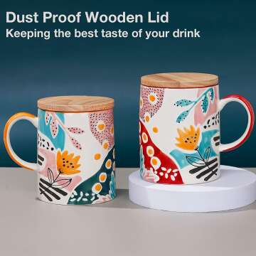 Handpainted Teatime Ceramic for Birthday Gifts