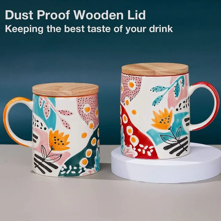 Handpainted Teatime Ceramic for Birthday Gifts