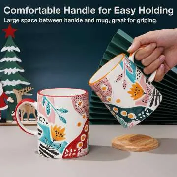 Handpainted Teatime Ceramic for Birthday Gifts