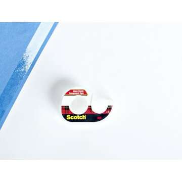 Scotch Transparent Tape 144, 0.5 in x 450 in (12.7 mm x 11.4 m) - Each