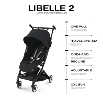Cybex Libelle 2 Lightweight Travel Stroller Airplane Ready