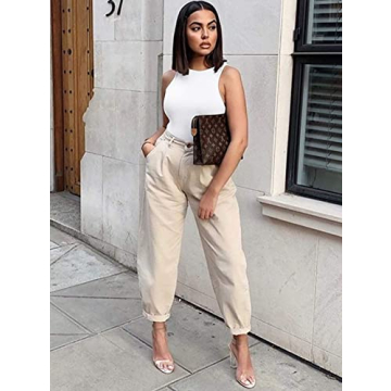 Stylish REORIA Sleeveless Bodysuit for Trendy Women