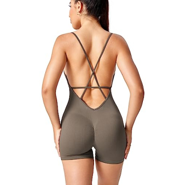 Sexy Scrunch Butt Romper Backless Jumpsuits for Women