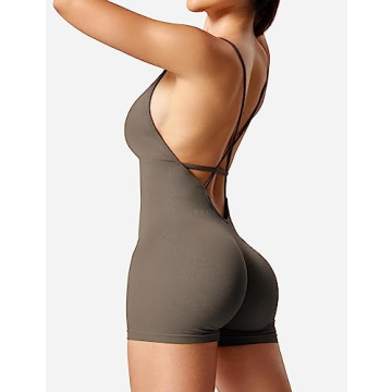 Sexy Scrunch Butt Romper Backless Jumpsuits for Women