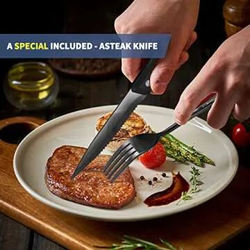 Logcow Portable Travel Utensils Cutlery Set - Eco-Friendly