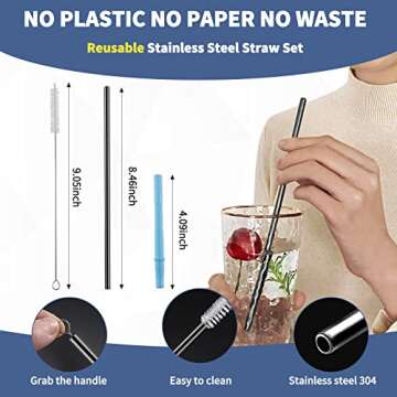 Logcow Portable Travel Utensils Cutlery Set - Eco-Friendly