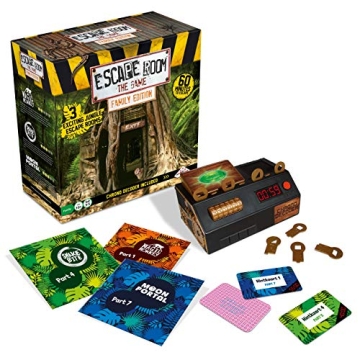 Exciting Escape Room Family Board Game with 3 Adventures