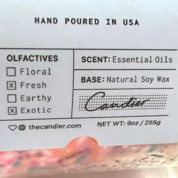 Candier Congrats Candle by Ryan Porter, 9oz | Congratulations Candle | Fragranced Soy Candle Pink