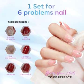 Modelones Super Shiny Gel Base Top Coat Set 15 ml