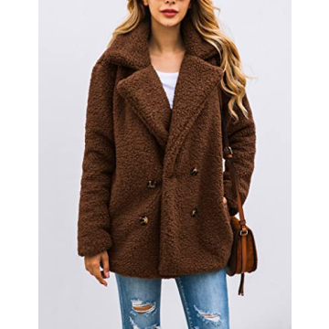 PRETTYGARDEN Cozy Sherpa Jacket for Stylish Warmth