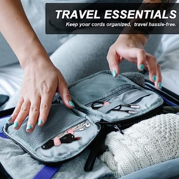 Nearockle 16Pcs Silicone Cable Straps for Easy Organization