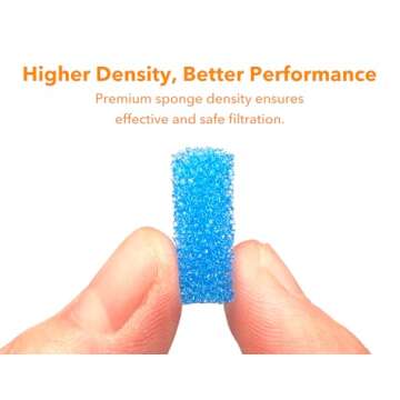 120-Pack of Premium Baby Nasal Aspirator Hygiene Filters, Replacement for NoseFrida Nasal Aspirator Filter, BPA, Phthalate & Latex Free