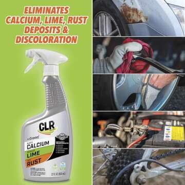 CLR Brands® Automotive Calcium, Lime & Rust Remover Spray, Cleaning Spray for Multiple Surfaces, EP...