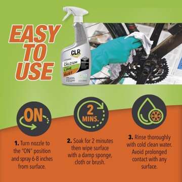CLR Brands® Automotive Calcium, Lime & Rust Remover Spray, Cleaning Spray for Multiple Surfaces, EPA Safer Choice Certified, Ammonia, Phosphate and Bleach Free Cleaner, 22 oz