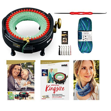 New Improved Addi Express Kingsize Knitting Machine Starter Kit