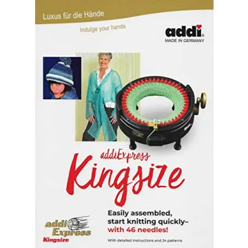 New Improved Addi Express Kingsize Knitting Machine Starter Kit