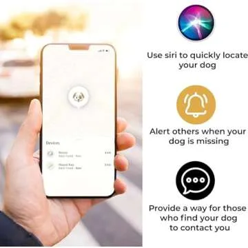 Pup Culture IP68 Waterproof AirTag Dog Collar Holder | 2.5X Stronger Than Competitors - Track Your Pet Using Apple AirTag Technology | Doesn’t Hurt Your Collar |Dog or Cat Collar Airtag Holder