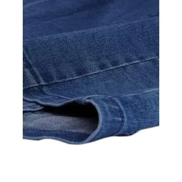 Stylish Allegra K Denim Vest for Women in Mid-Blue