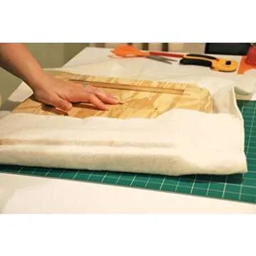 IZO All Supply 48 Inch Wide x 5 Yards Upholstery Dacron Batting Polyester Cushion Wrap (5Y,Dacron)