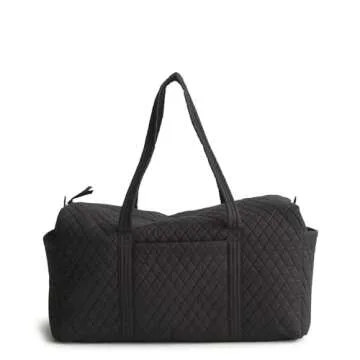 Vera Bradley Women's Premium Cotton Large Original Duffel, Moonless Night, One Size