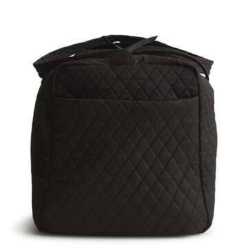 Vera Bradley Women's Premium Cotton Large Original Duffel, Moonless Night, One Size