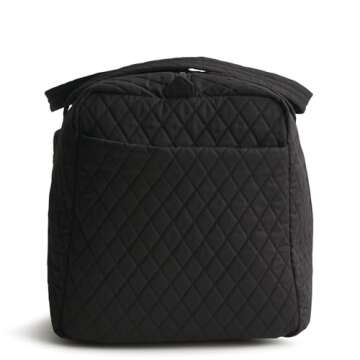 Vera Bradley Women's Premium Cotton Large Original Duffel, Moonless Night, One Size