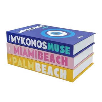 Decorative Faux Book Set - Preppy Room Decor Accent