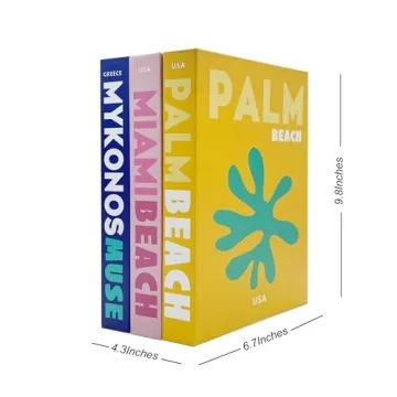 Decorative Faux Book Set - Preppy Room Decor Accent