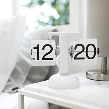 Mooas Retro Flip Desk Clock - Battery Powered Decor