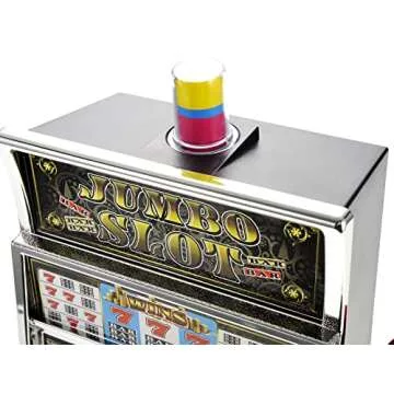 PowerTRC Jumbo Slot Machine Coin Bank for Family Fun