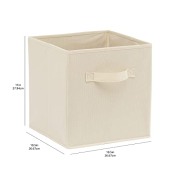 Amazon Basics Collapsible Fabric Storage Cubes Organizer 6-Pack