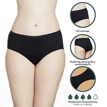 Speax Hiphugger Incontinence Underwear for Women