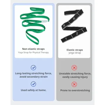 Trideer Stretching Strap for Yoga and Physical Therapy