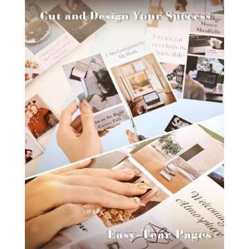 FOUNCY Vision Board Book - 1200+ Inspirational Images & Quotes